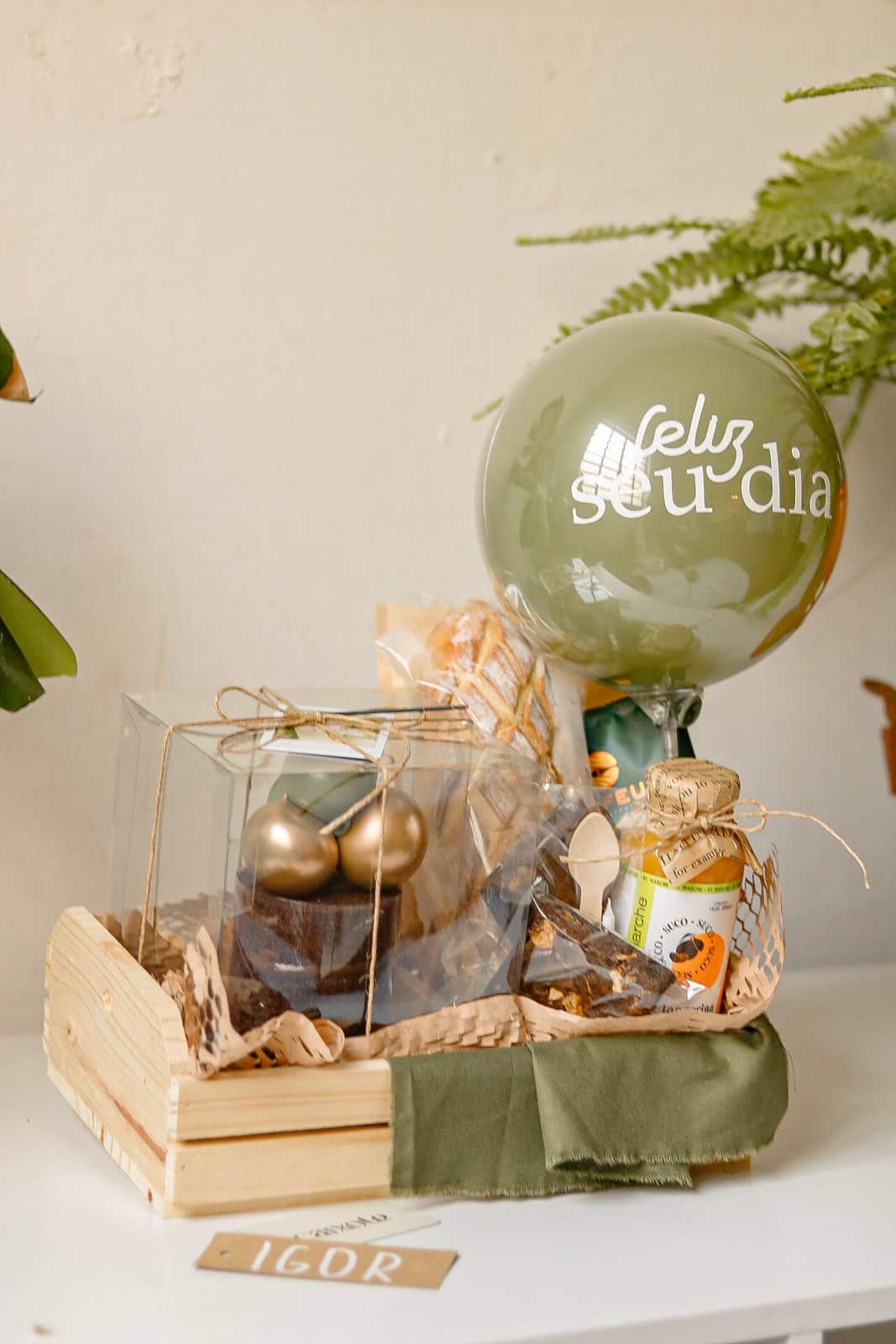 Caixote Café com Festa Balão