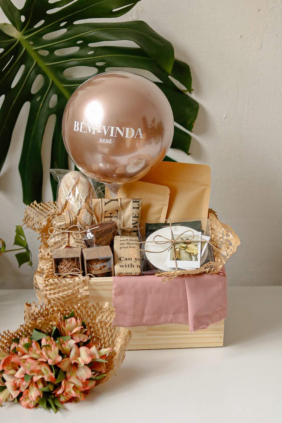 Caixote Café com Flores Completo 6