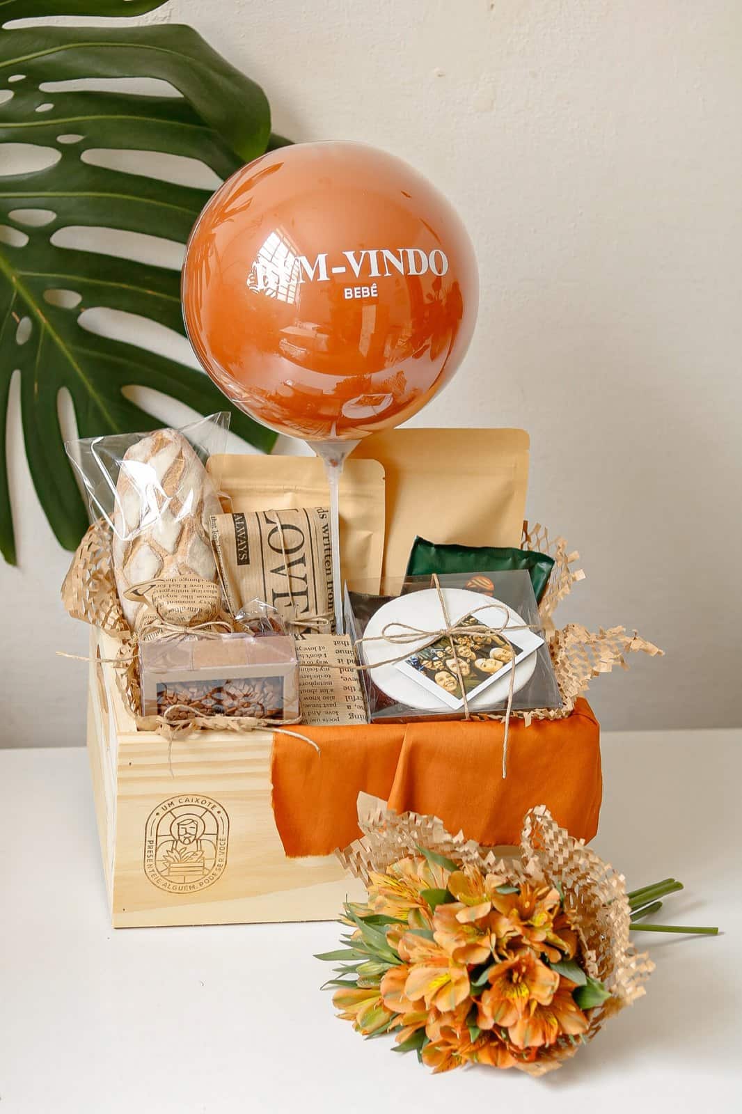 Caixote Café com Flores Completo 3