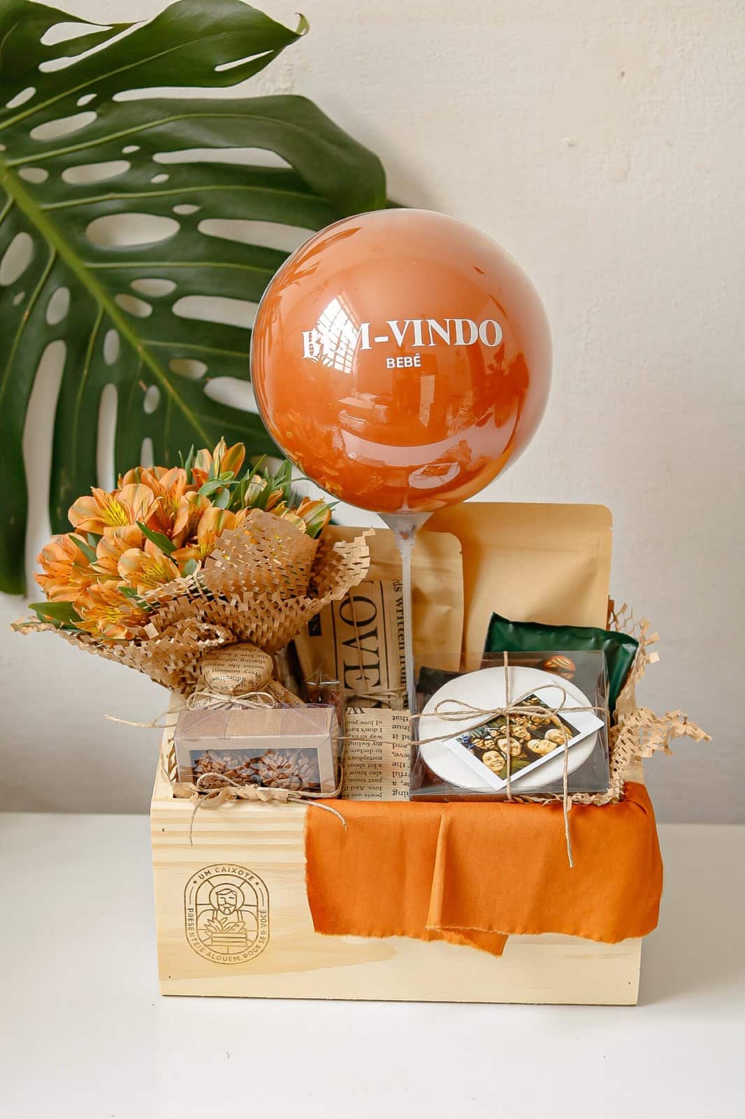 Caixote Café com Flores Completo 1