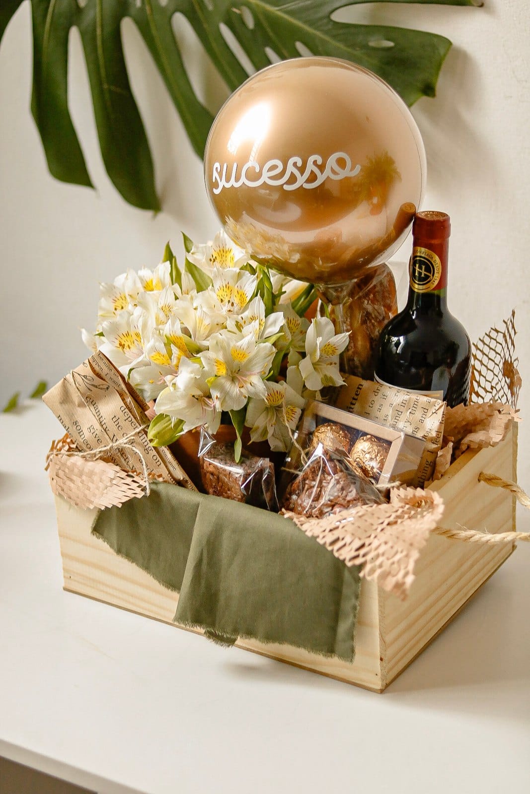 Caixote Italiano Floral