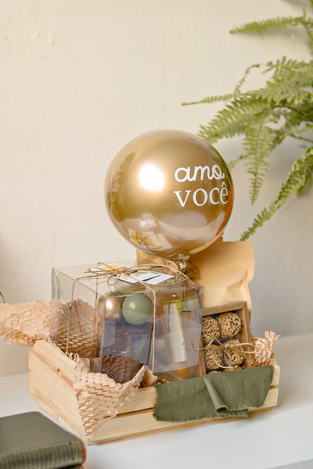 Caixote Café com Festa Balão