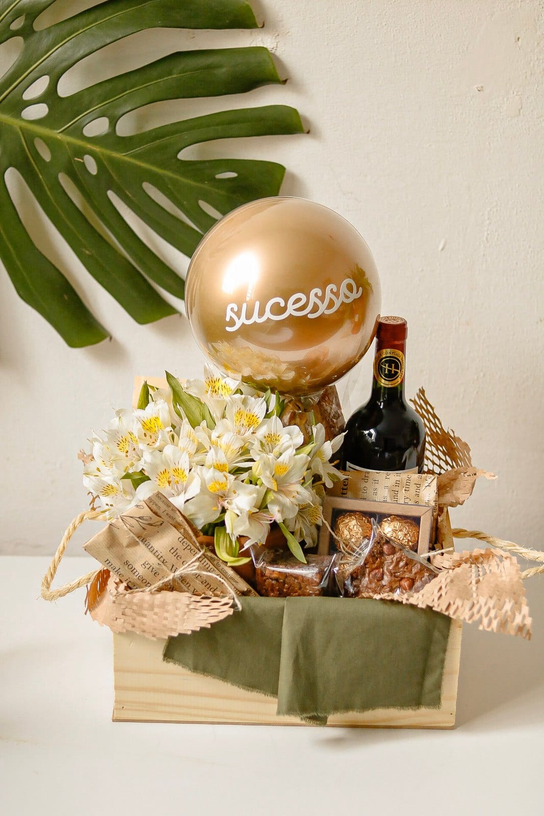 Caixote Italiano Floral