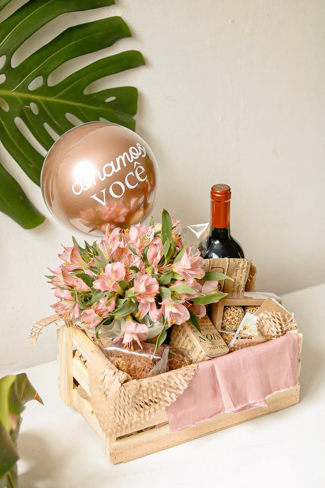 Caixote Italiano Floral